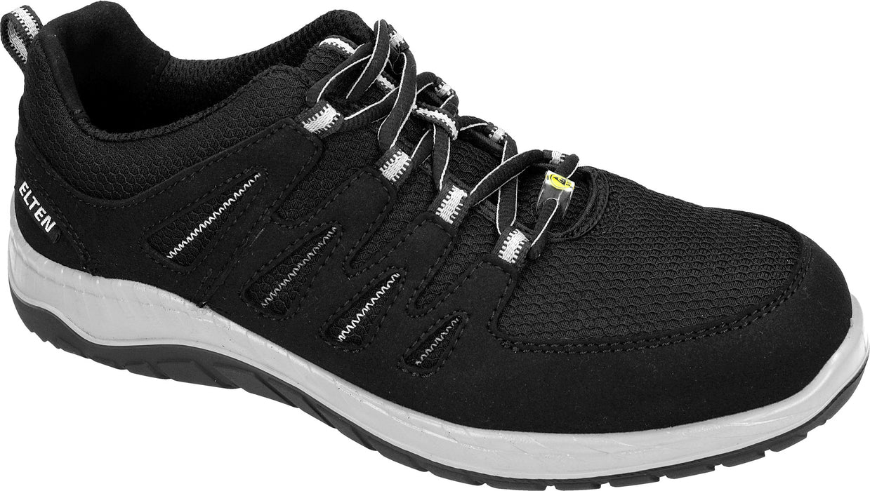 Sicherheitshalbschuh Maddox Low schwarz/rot ESD S3 Gr. 44