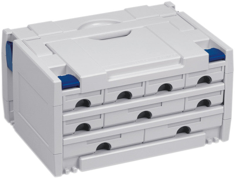 Schubladen-Systainer Gr. III - Variante 2 grau H x B x T: 210 x 400 x 300 mm