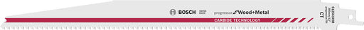 Säbelsägeblatt BOSCH S 1256 XHM Holz/Metall hartmetallbestückt 300mm (VE=1St.)
