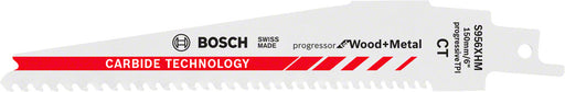 Säbelsägeblatt BOSCH EXPERT S956 XHM Holz/Metall HM 150mm (VE=1St.)