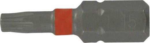 Biteinsatz Torx TX15 x 25 mm 1/4 Zoll Aufnahme Farbe orange
