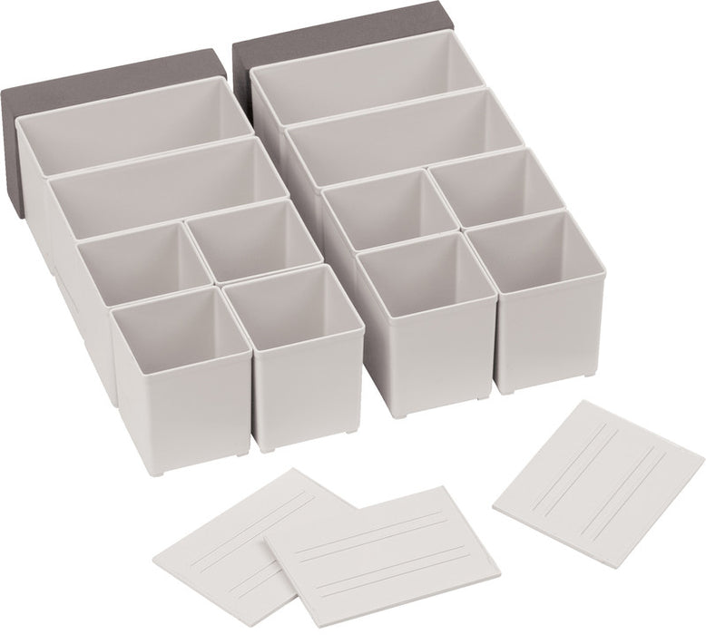 Einsatzboxen-Set 17-tlg. grau zu SYS-Sort