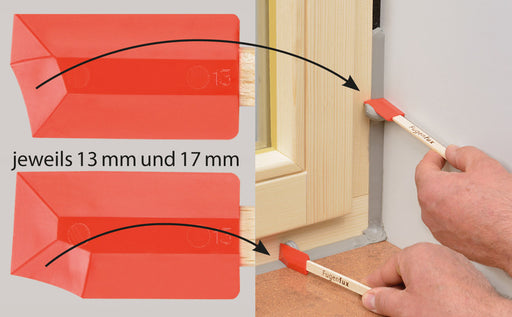 Silikon-Abzieher-Set Fugenfux F.T.A. 4-tlg. 200 mm (rot)