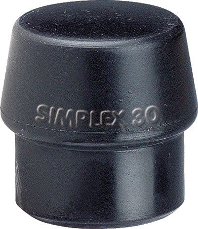 Schonhammer-Einsatz zu Simplex-Hammer ø 30 mm Gummi / schwarz / mittelhart