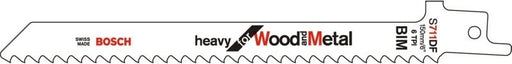 Säbelsägeblatt BOSCH S711DF Holz/Metall grob Kurvensch.18-100mm VE5