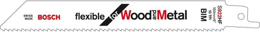 Säbelsägeblatt BOSCH S922HF Holz/Metall Schnitthöhe 3-100mm (VE=5St.)