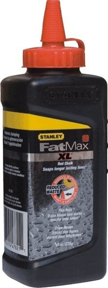 Schlagschnurkreide STANLEY wasserfest 225 gr.  rot