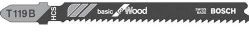 Stichsägeblätter Bosch Basic für Holz T 119 B (VE = 5 Stück)