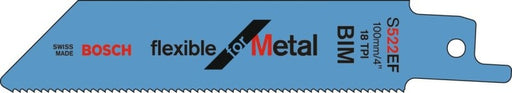 Säbelsägeblatt BOSCH S522EF Metall Schnitth. 1,5-50mm (VE=5St.)