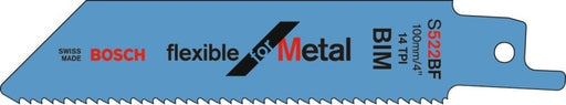 Säbelsägeblatt BOSCH S522BF Metall Schnitth. 3-50mm (VE=5St.)