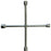 Radkreuz 17,19,22,13/16 Zoll