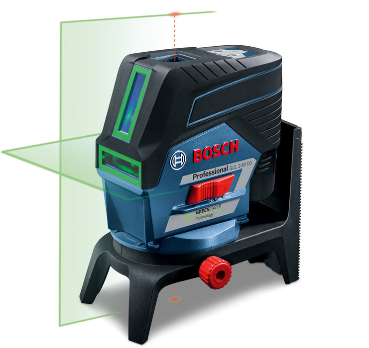 Bosch Kombilaser grün BOSCH GCL 2-50 CG inkl.1Akku 12V/2Ah