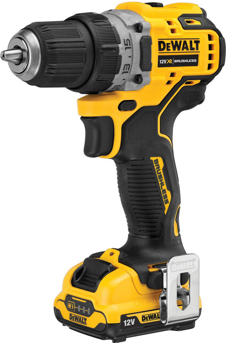 Akku-Bohrschrauber Dewalt DCD701D2 + 2x Akku 12 V / 2,0 Ah