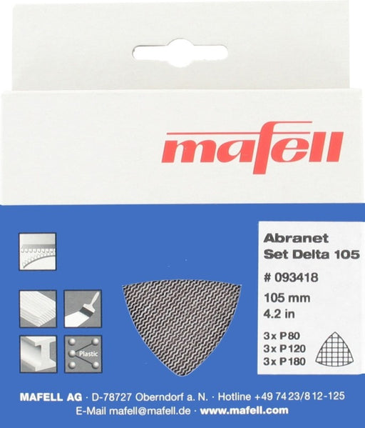 Schleifgitter Set MAFELL Abranet 105 je 3St. P80, P120, P180