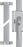 Fenster-Stangenschloss ABUS FOS650 silber AL0125