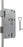 Zimmertür-Einsteckschloss KFV 106 1/2 Kl.1 BB links Stulp 16 mm rund altsilber