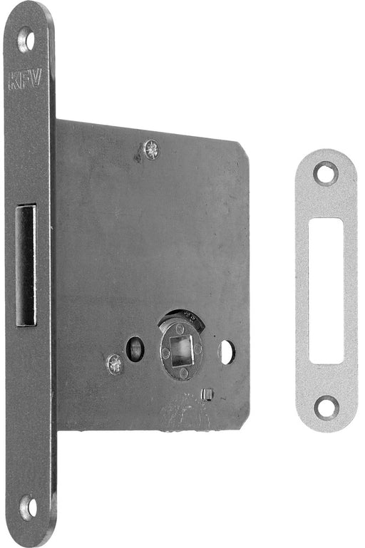 Riegelschloss KFV 211 WC 55 mm 20 mm altsilber rund
