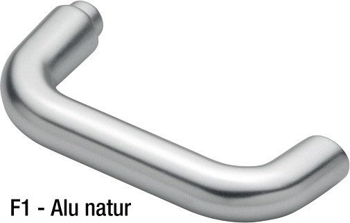Zimmertür-Drückerlochteil HOPPE Paris Alu natur 138L