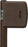 Scharnierseitensicherung ABUS FAS101 braun
