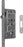 Schiebetürschloss KFV 1631 PZ 65 mm altsilber