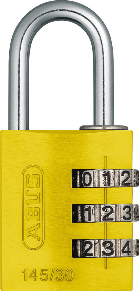 Vorhangschloss ABUS 145/30 Einzelschl. gelb