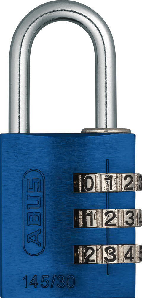 Vorhangschloss ABUS 145/30 Einzelschl. blau