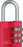 Vorhangschloss ABUS 145/30 Einzelschl. rot