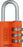 Vorhangschloss ABUS 145/30 Einzelschl. orange