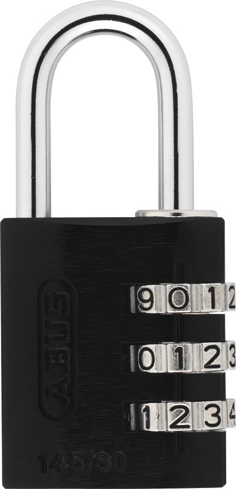 Vorhangschloss ABUS 145/30 Einzelschl. schwarz
