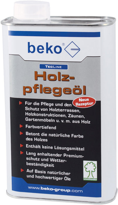 Hartholz Pflegeöl BEKO Tecline 1000 ml transparent