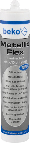Metalldichtmasse Metallic-Flex BEKO 305 g silber-metall