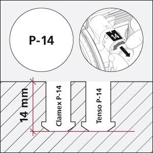 Profilnutfräsmaschine LAMELLO Zeta P2-Set Diamant-Fräser