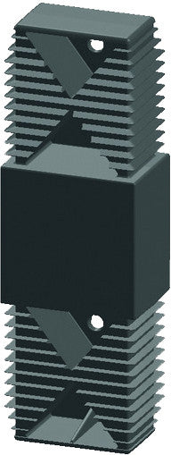 Längsverbinder BEKO Terrasys für Alu-Vierkant 40/60 Kunststoff schwarz