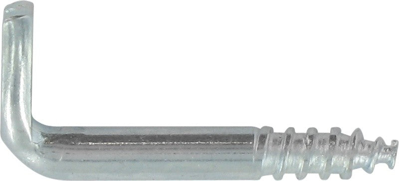 Schraubhaken gerade 4,4x30 mm Schlitz weiß vz.