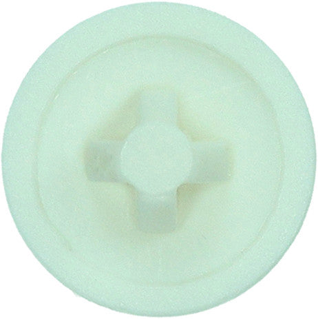 Abdeckkappen für Spanplattenschrauben PZ3 - 14 mm - weiß - 1000 ST pro VE