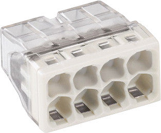 WAGO Compact-Dosenklemme 8 x 0,5 - 2,5 mm² lichtgrau