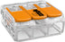 WAGO Compact-Verbindungsklemme mit Hebel 3 x 0,2 - 4 mm²