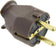 Stecker Schuko Kunststoff 230V braun