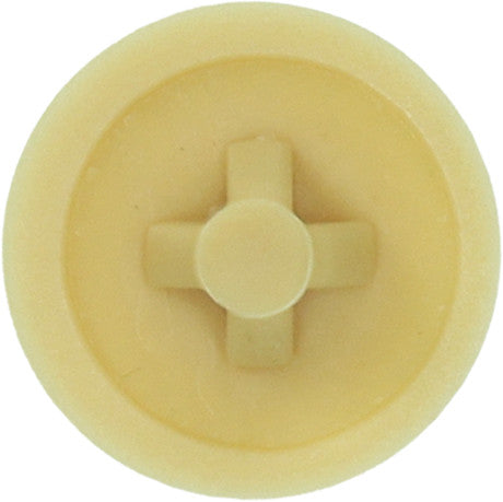 Abdeckkappen für Spanplattenschrauben PZ2 12 mm beige