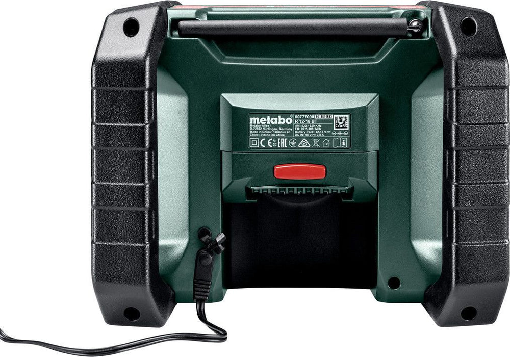 Akku-Baustellenradio METABO R 12-18 DAB+BT 12-18V