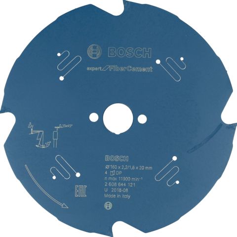 Diamant-Sägeblatt Bosch EXPERT 160x2,2x20mm Z4 für zementgebundene Werkstoffe