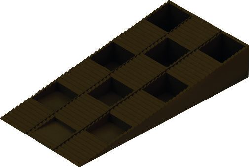 Distanzkeile Rothoblaas 90x45x15 mm braun (VE=500 Stück)