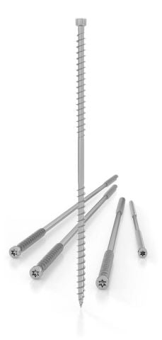 Doppelgewindeschraube Zylinderkopf Rothoblaas DGZ 9 x 280 mm TG TX40 vz.