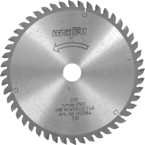 HM-Sägeblatt Mafell 160x1,8x20mm FZ/TR Z48 Schichtstoffplatten(Trespa)