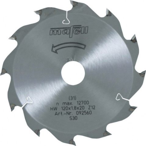 HM-Sägeblatt Mafell 230x2,5x30mm WZ Z12 Längsschnitt