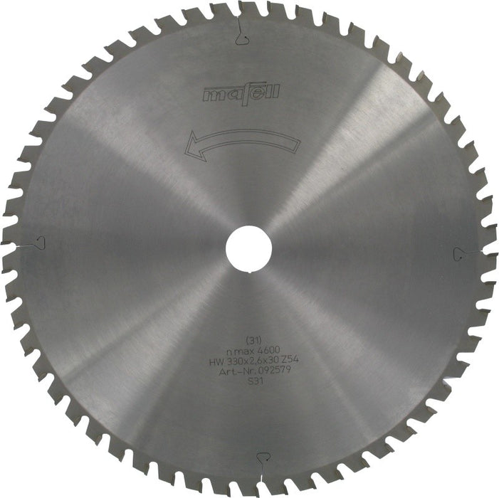 HM-Sägeblatt Mafell 330x2,6x30mm WZ/FA Z54 Sandwichplatte