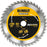 Handkreissägeblatt HM 165x20x1,76 mm Z42 WZ/FZ 10° für Dewalt Akku-Maschinen
