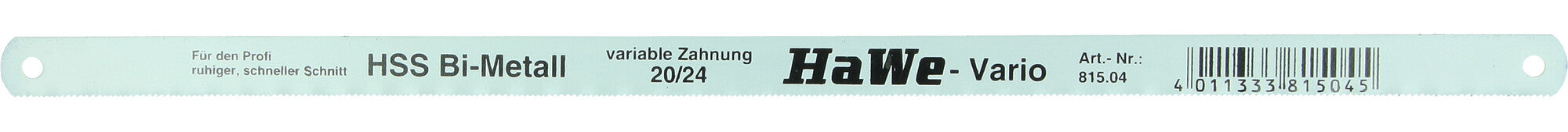 Handsägeblatt 300 x 13 x 0,65 mm HSS-Bimetall Variozahn 20/24 ZpZ