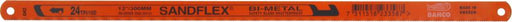 Handsägeblatt Bahco 300 x 12 x 0,65 mm, 24 ZpZ. Bimetall für rostfreie Stähle