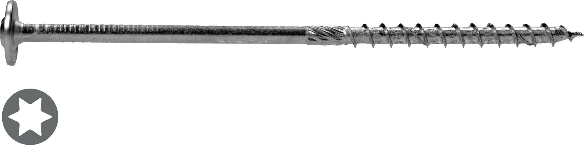 Holzbauschraube Tellerkopf Fischer PowerFast II 8 x 120 mm TG TX40 vz.

